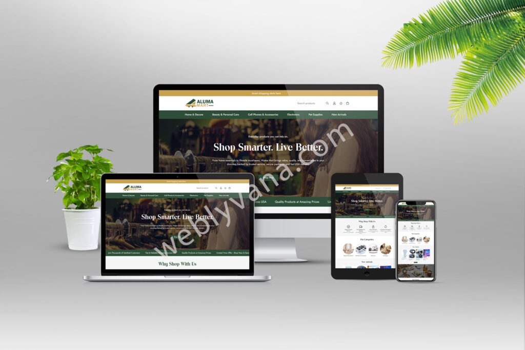 WordPress & Shopify Website