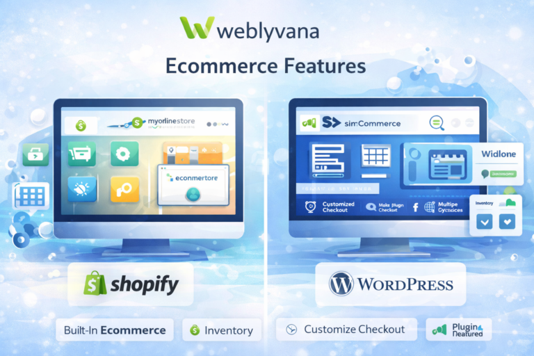 Ecommerce features