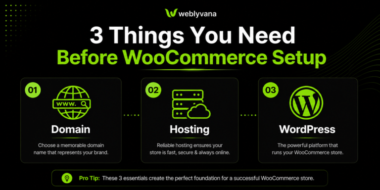 WooCommerce setup
