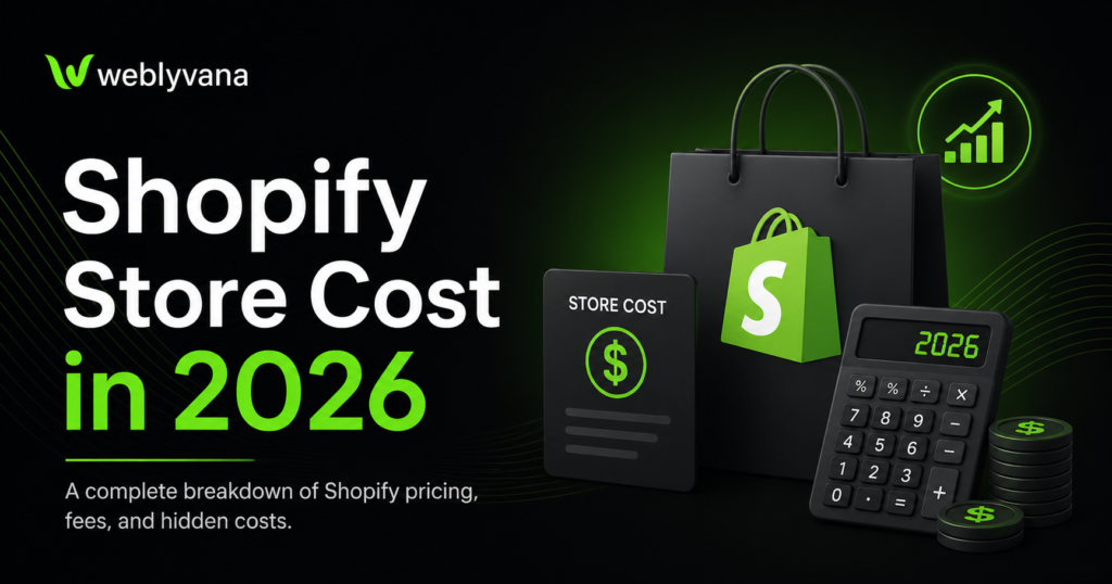 shopify store cost